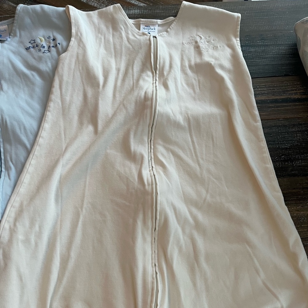Two gently used Halo Sleep Sacks for boy or girl. Size XL